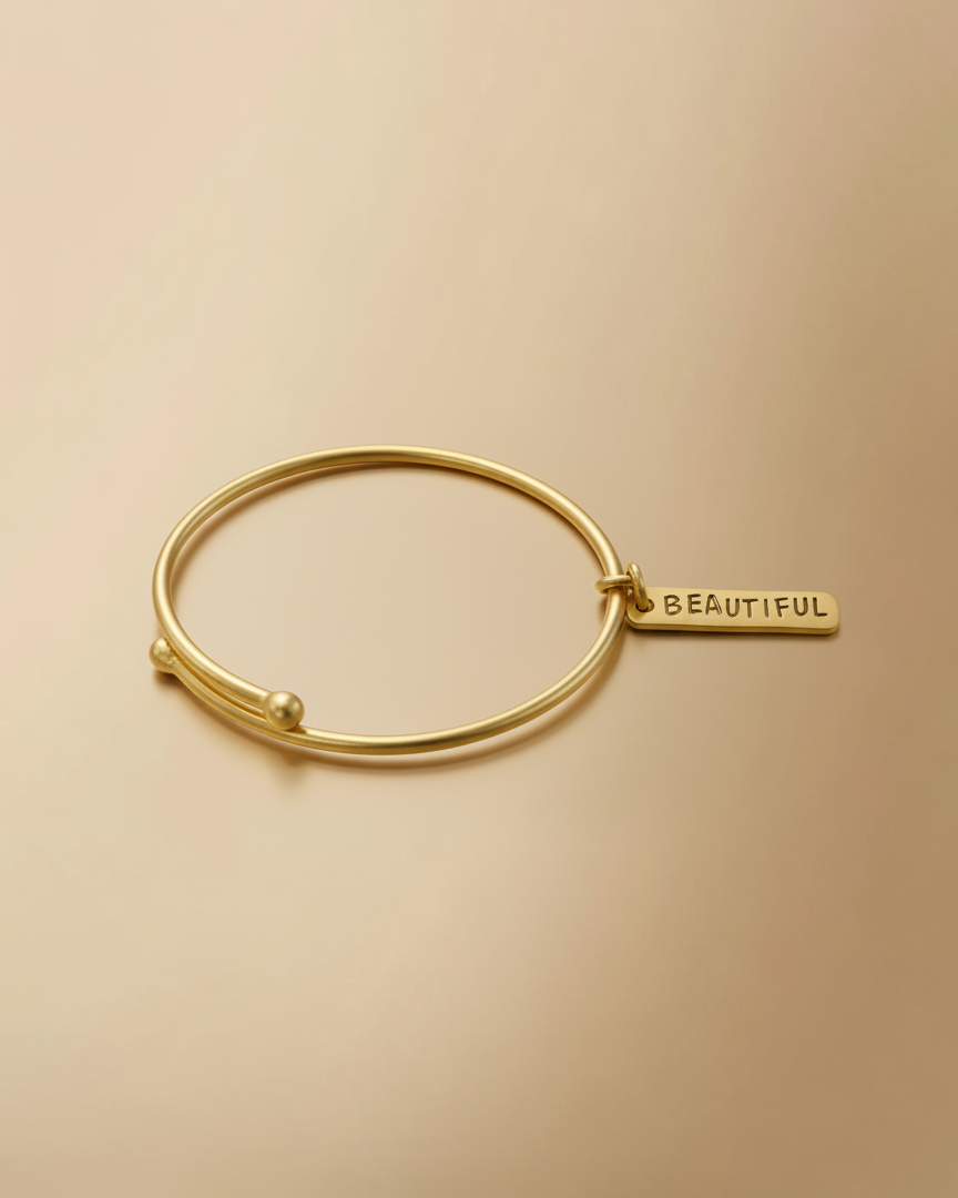 Affirmation Brass Bracelet