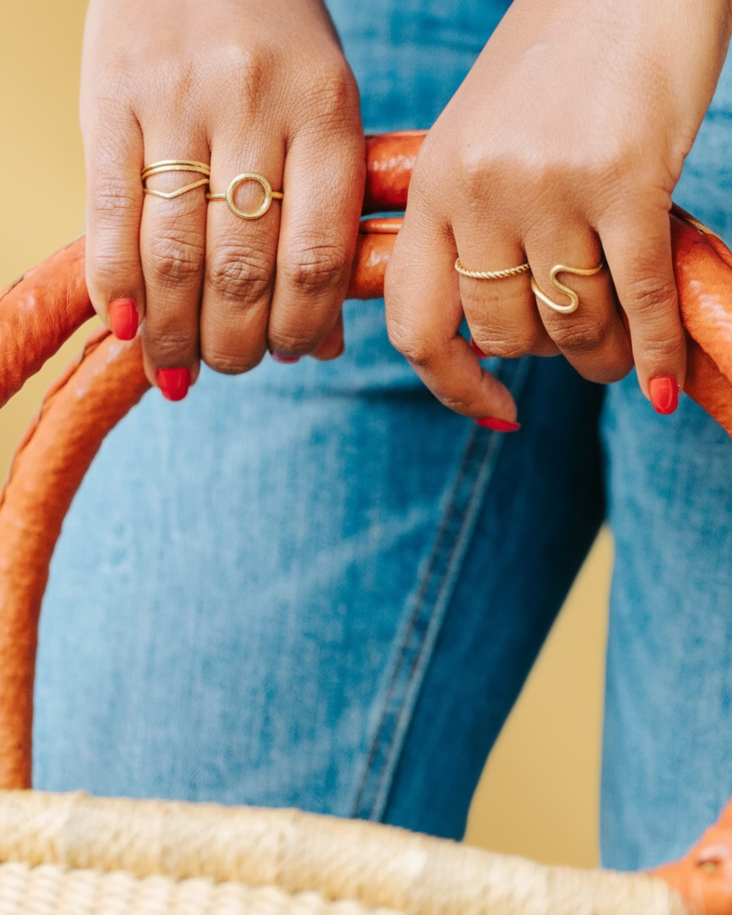 Brass Orb Ring