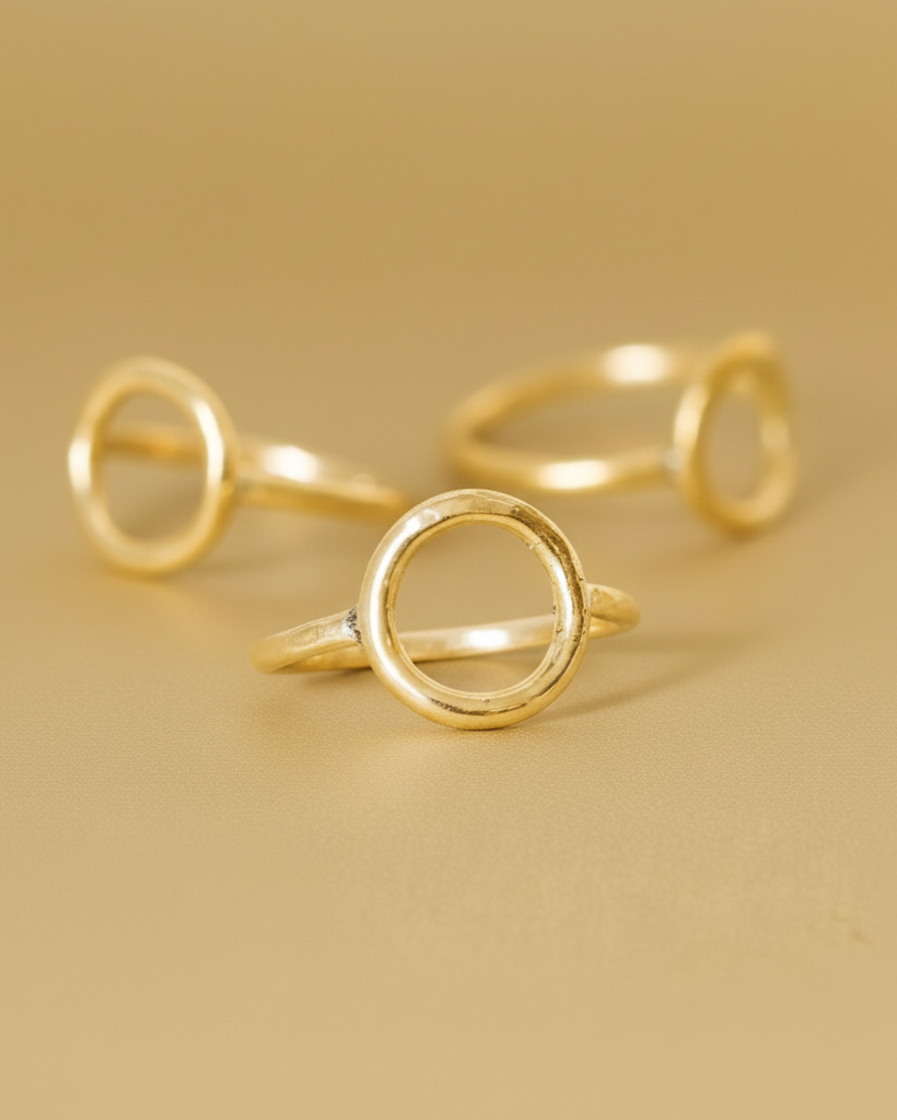 Brass Orb Ring