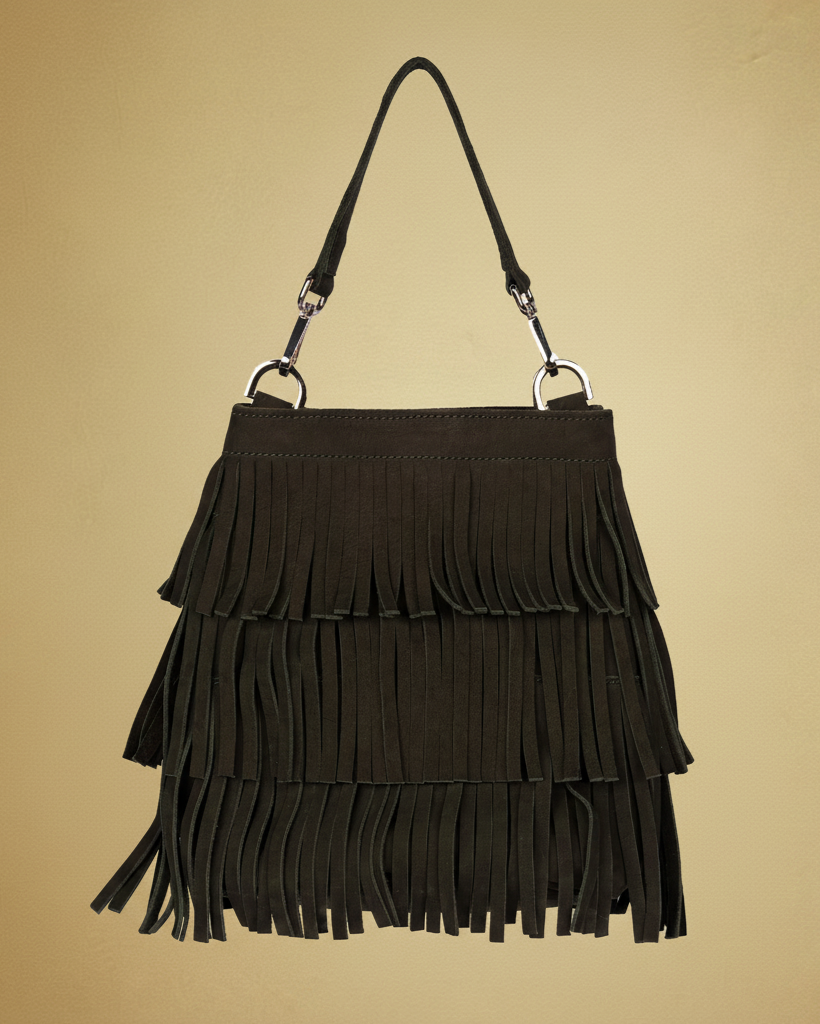 Fringe Bucket Bag
