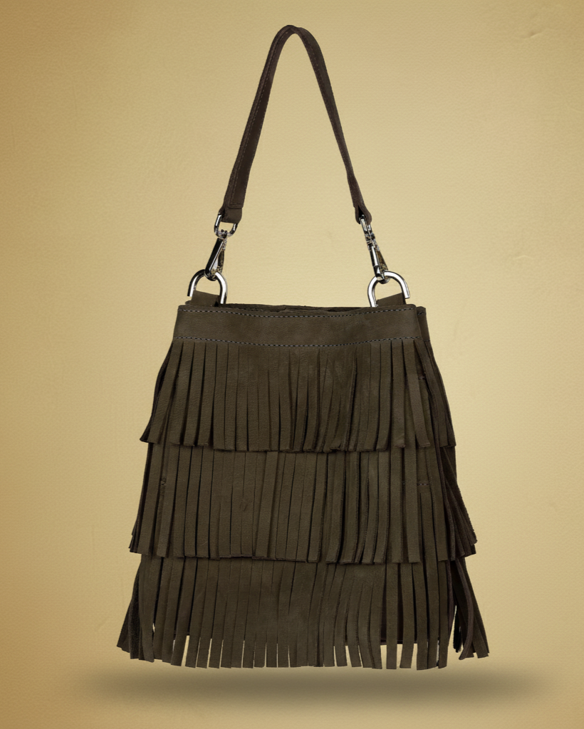 Fringe Bucket Bag