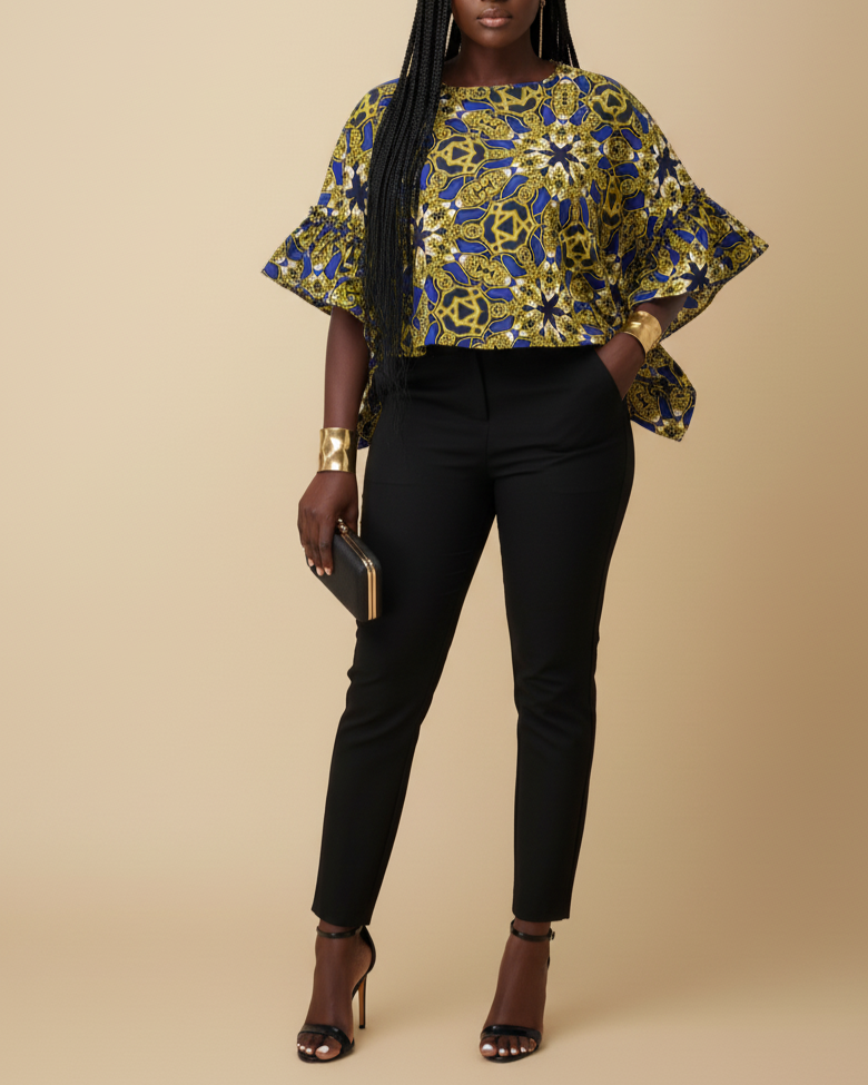 Side Frill Kaftan