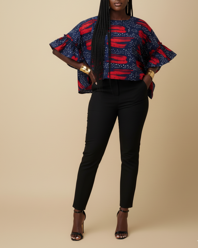 Side Frill Kaftan