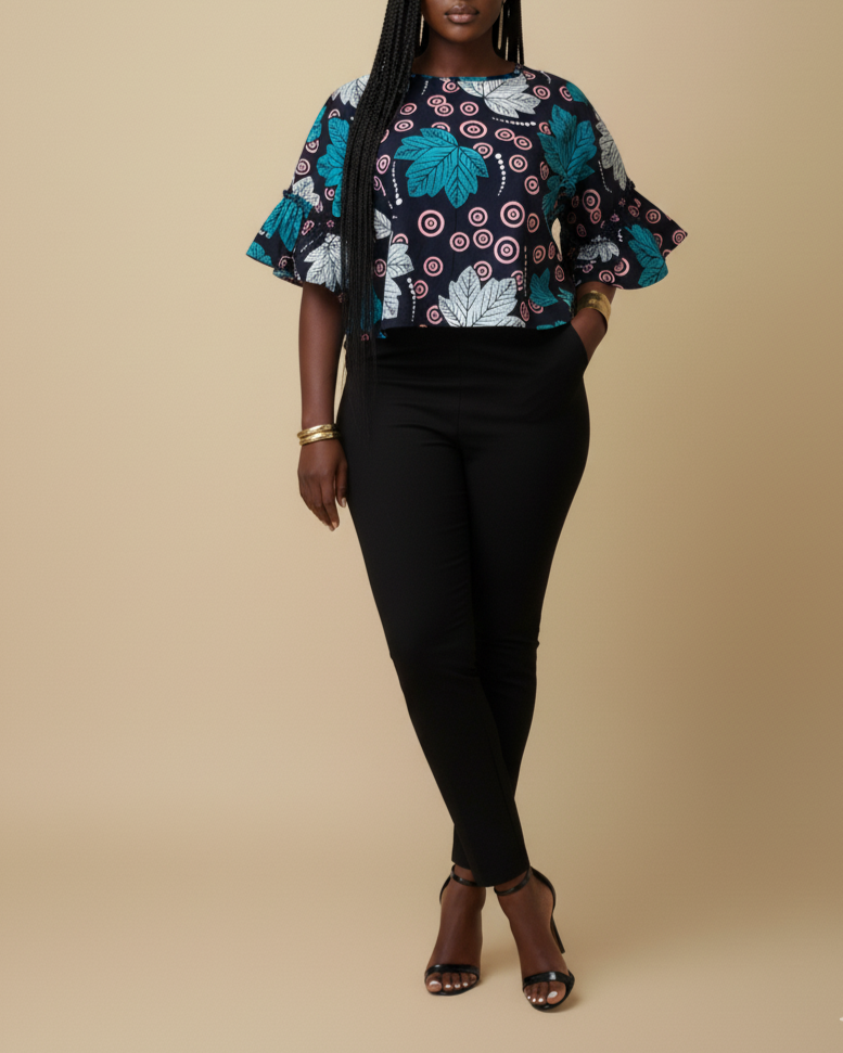 Side Frill Kaftan
