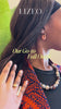 african-print-kimono-orange-navy-blue-video